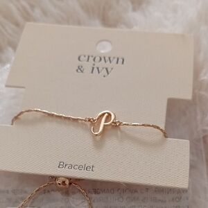 Crown & Ivy Gold Bracelet